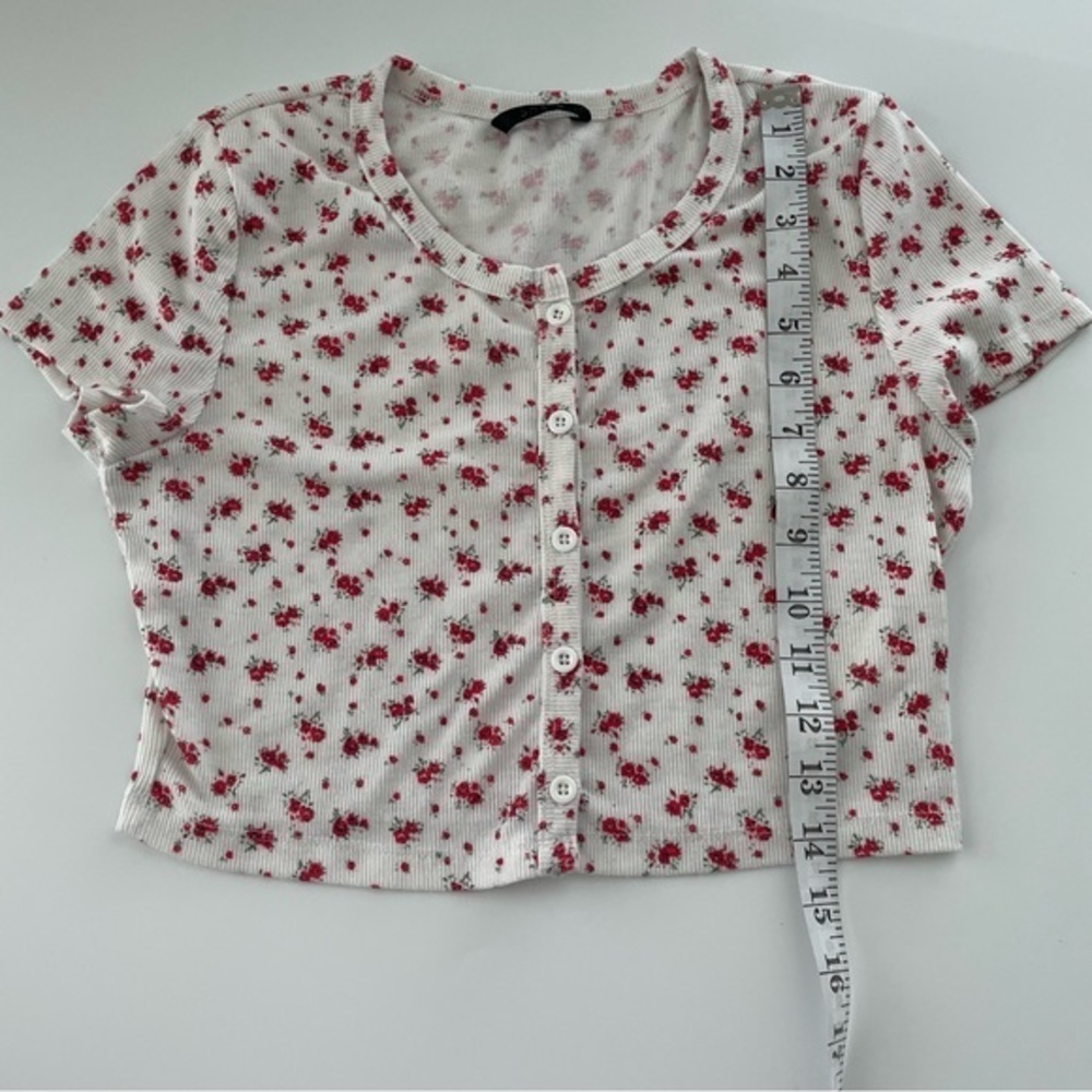 Floral Crop Top M - Picture 6 of 6